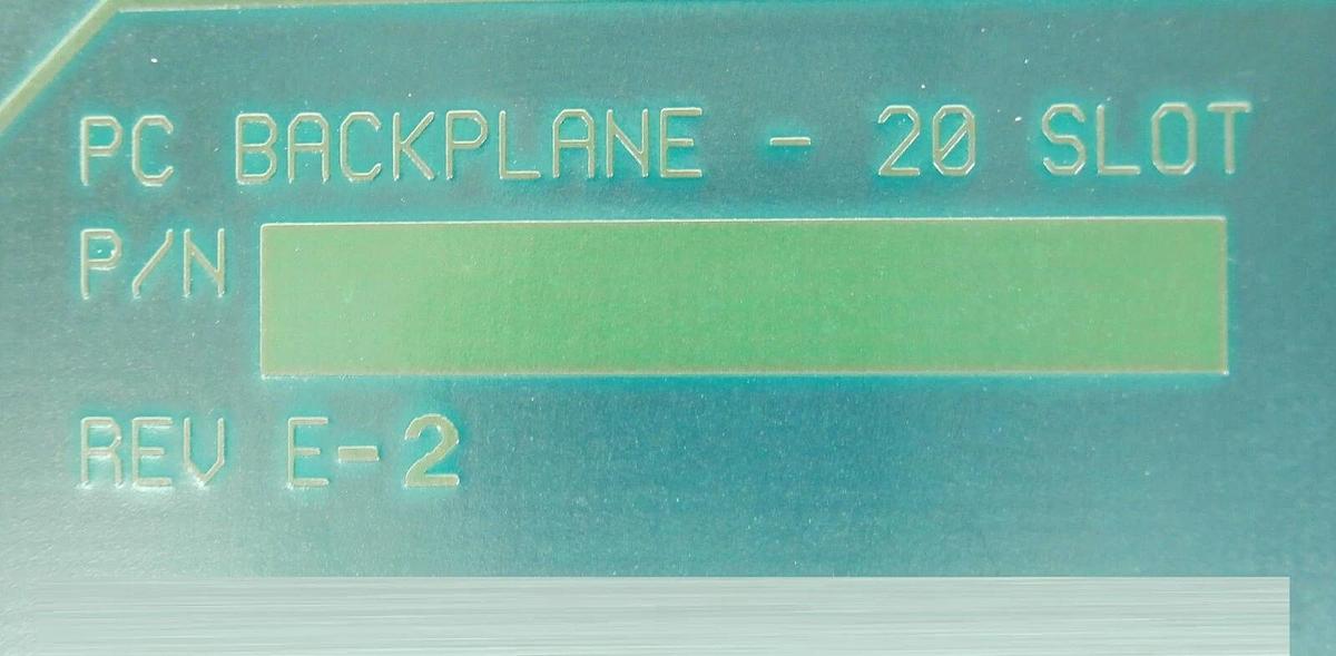 Used Plasma-Therm 20 Slot PC Backplane Board PCB Clusterlock 7000 RIE Working Spare