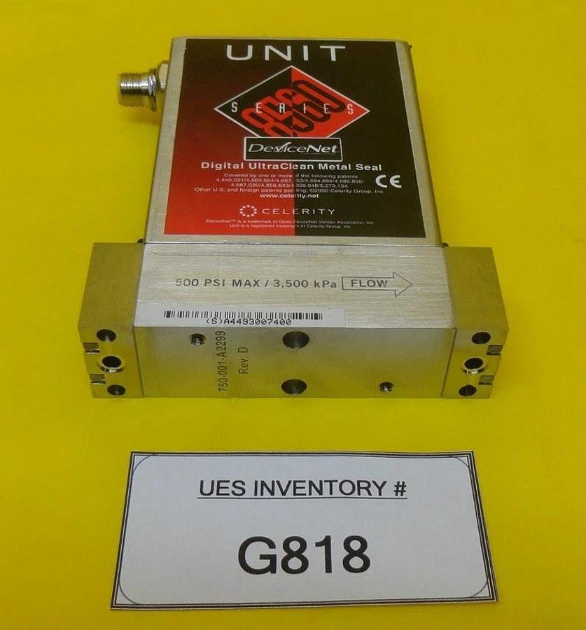 Used Unit Instruments UFC-8565 Mass Flow Controller MFC 15L NH3 8560 Used Working