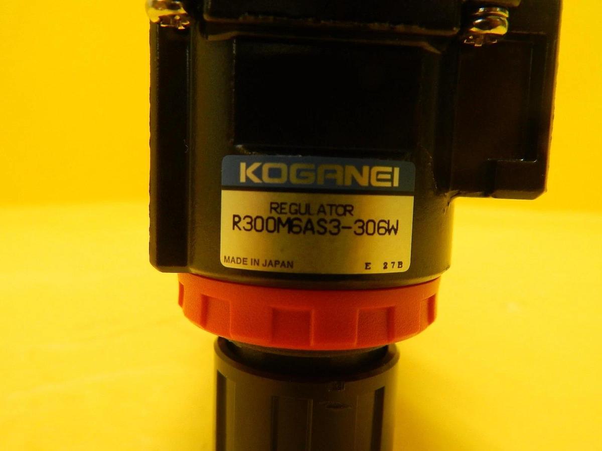 Used Koganei R300M6AS3-306W Manual Regulator 6-Port Manifold MR303-02-306W Used