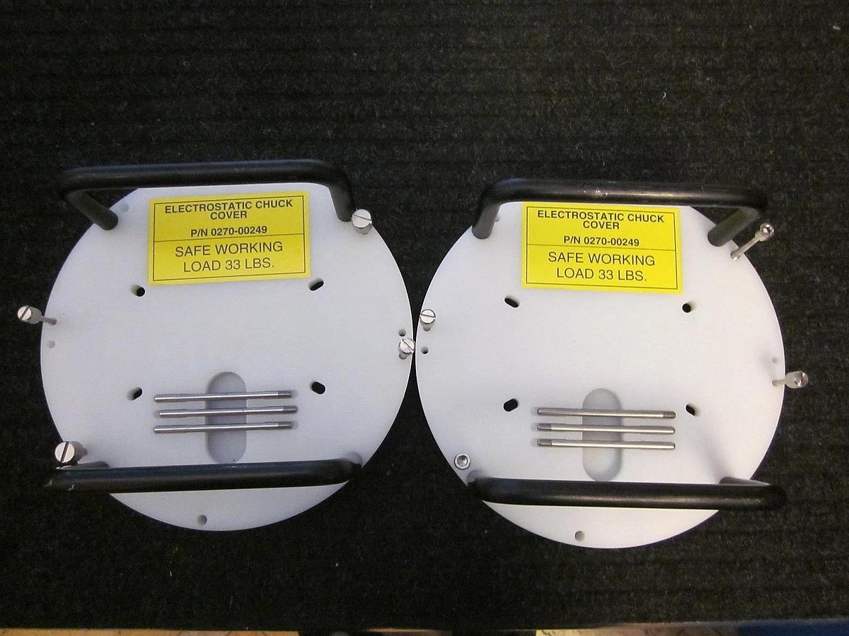 Used AMAT Applied Materials 0270-00249 ELECTROSTATIC CHUCK COVER Lot of 2 Used