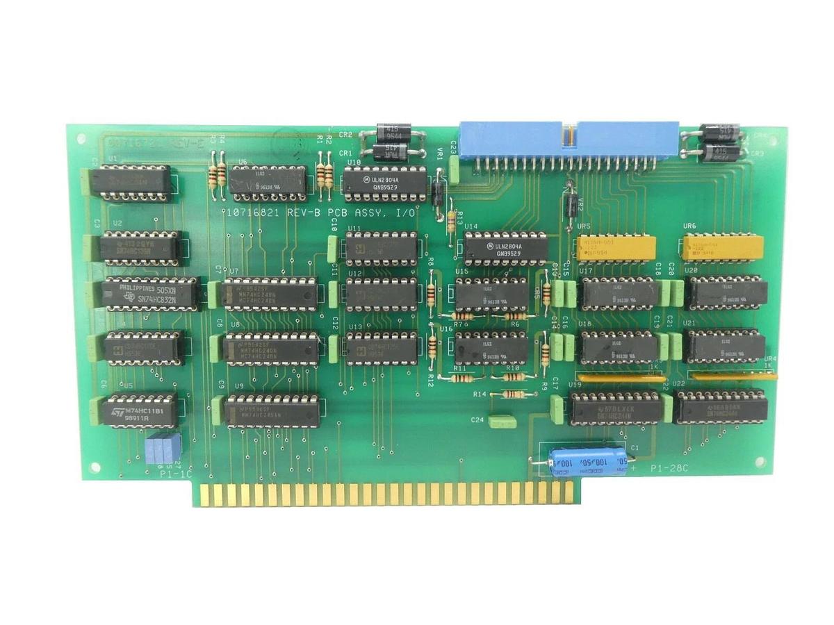 Used Varian Semiconductor Equipment VSEA 10716821 I/O PCB Card Rev. B Working Surplus