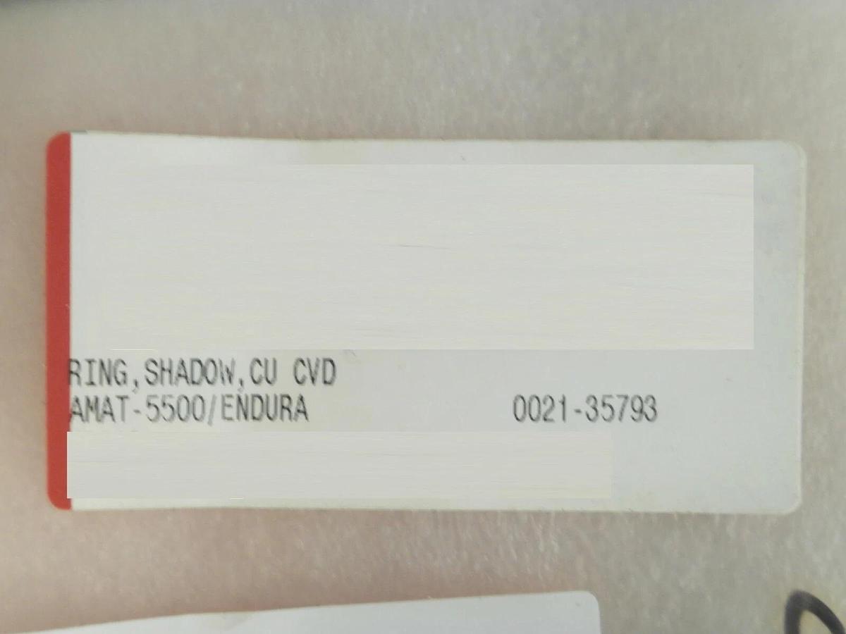 Refurbished AMAT Applied Materials 0021-35793 200mm Shadow Ring Cu CVD Endura Refurbished