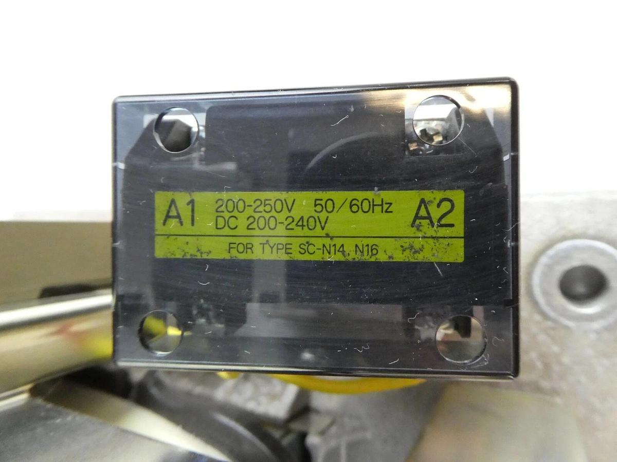 Used Fuji Electric SC6ABAA 3-Pole Magnetic Contactor Module SC-N14 Working Surplus