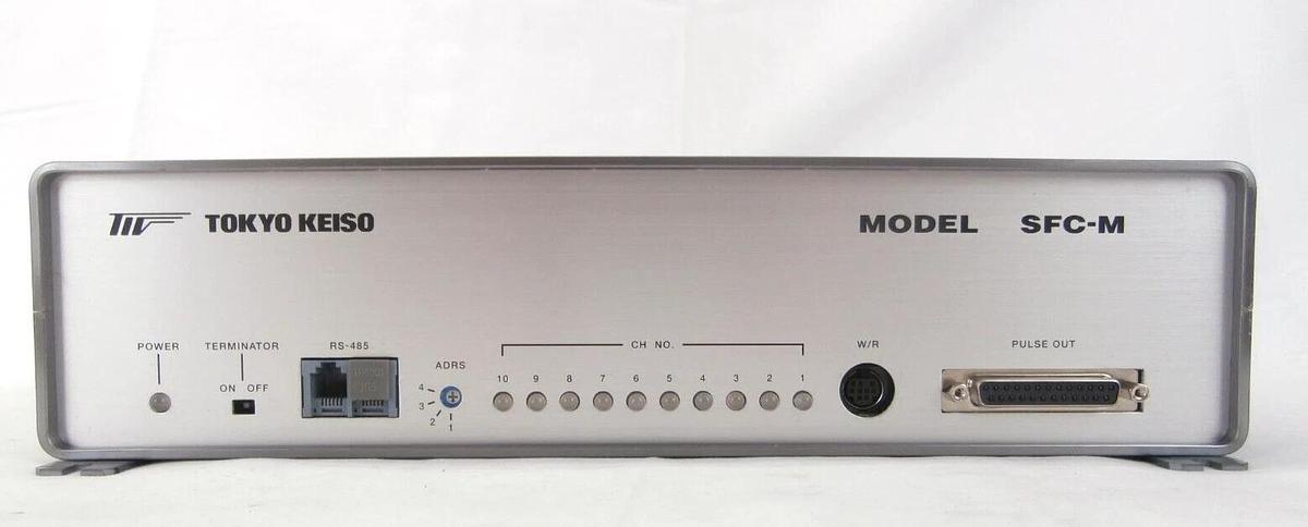 Used Tokyo Keiso SFC-M 4-Channel Flowmeter Signal Converter TEL Lithius Working Spare