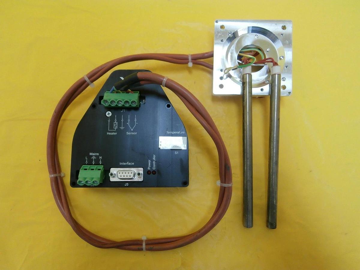 Used VAT TECON 090-001.3 650 Series Gate Valve Heater Controller and Elements Used