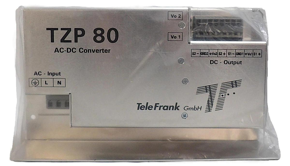 TeleFrank TZP80-2405/S AC-DC Converter TZP 80 Brooks 300mm Fixload New
