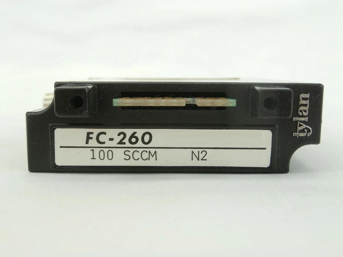 Used Tylan General FC-260 Mass Flow Controller MFC 100 SCCM N2 Working Spare