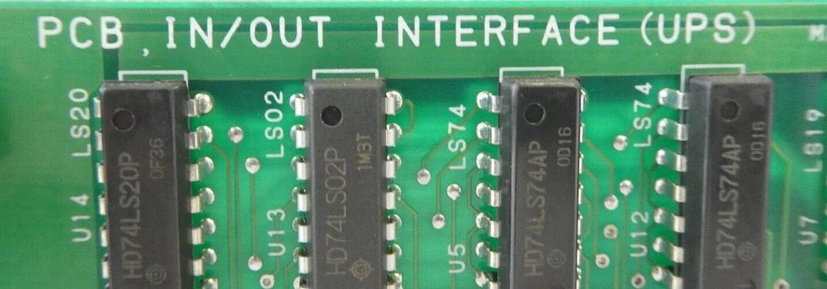 Used TEL Tokyo Electron 3281-000184-13 IN/OUT INTERFACE (UPS) PCB Card 3208-000184-12
