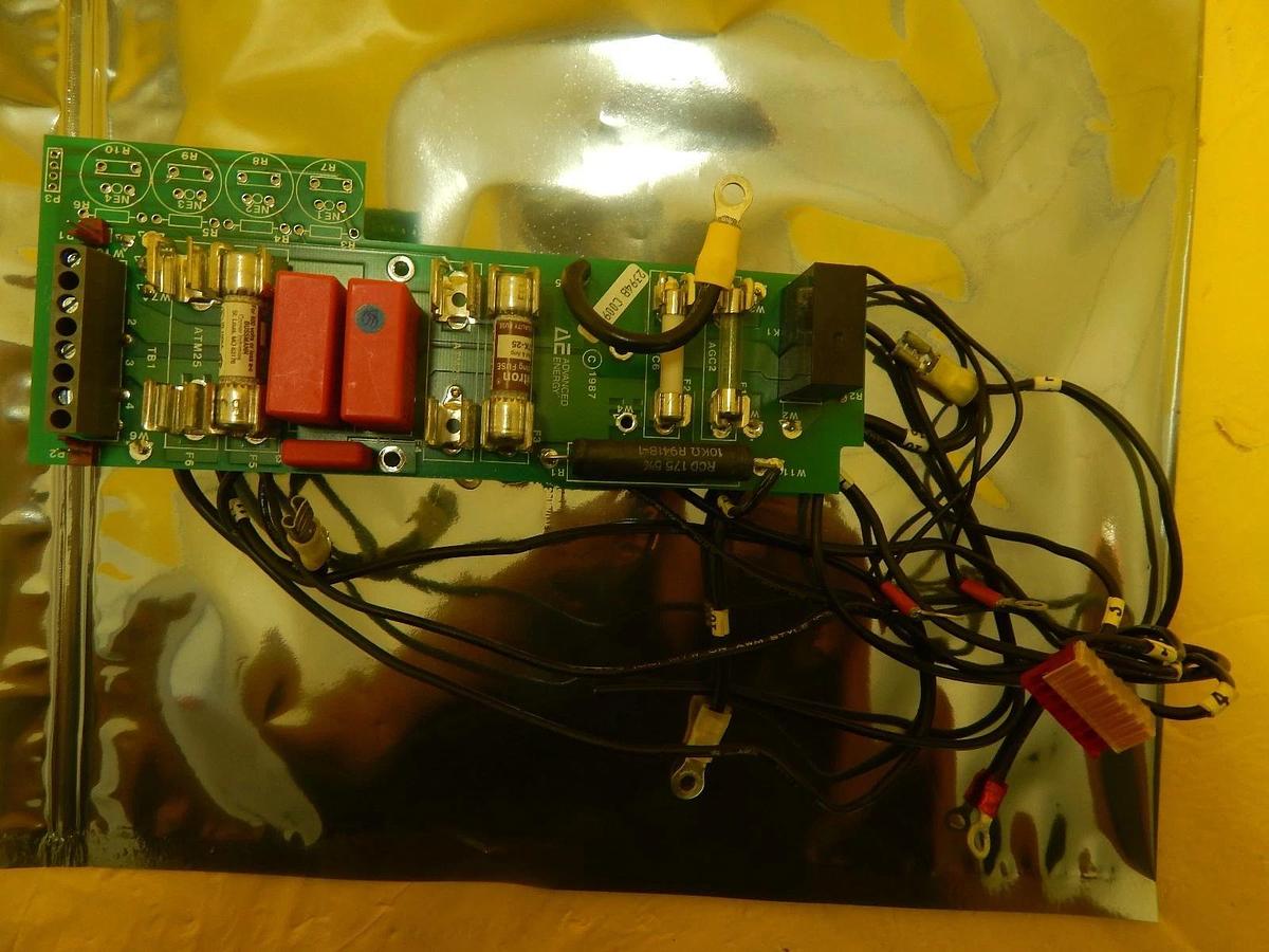 Used AE Advanced Energy 5252201 Fuse Relay PCB Board 2302201-C Used Working