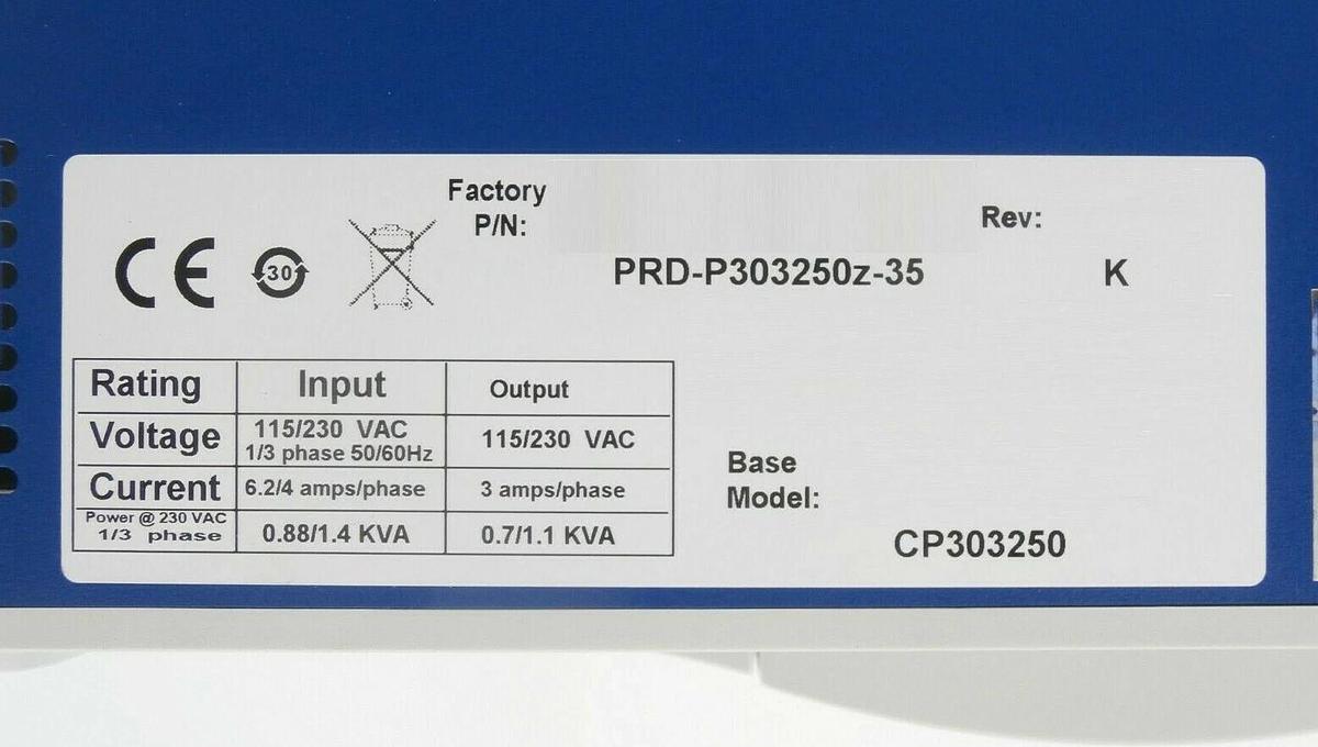 Used Servotronix PRD-P303250z-35 Servo Drive SP CP303250 Working Spare