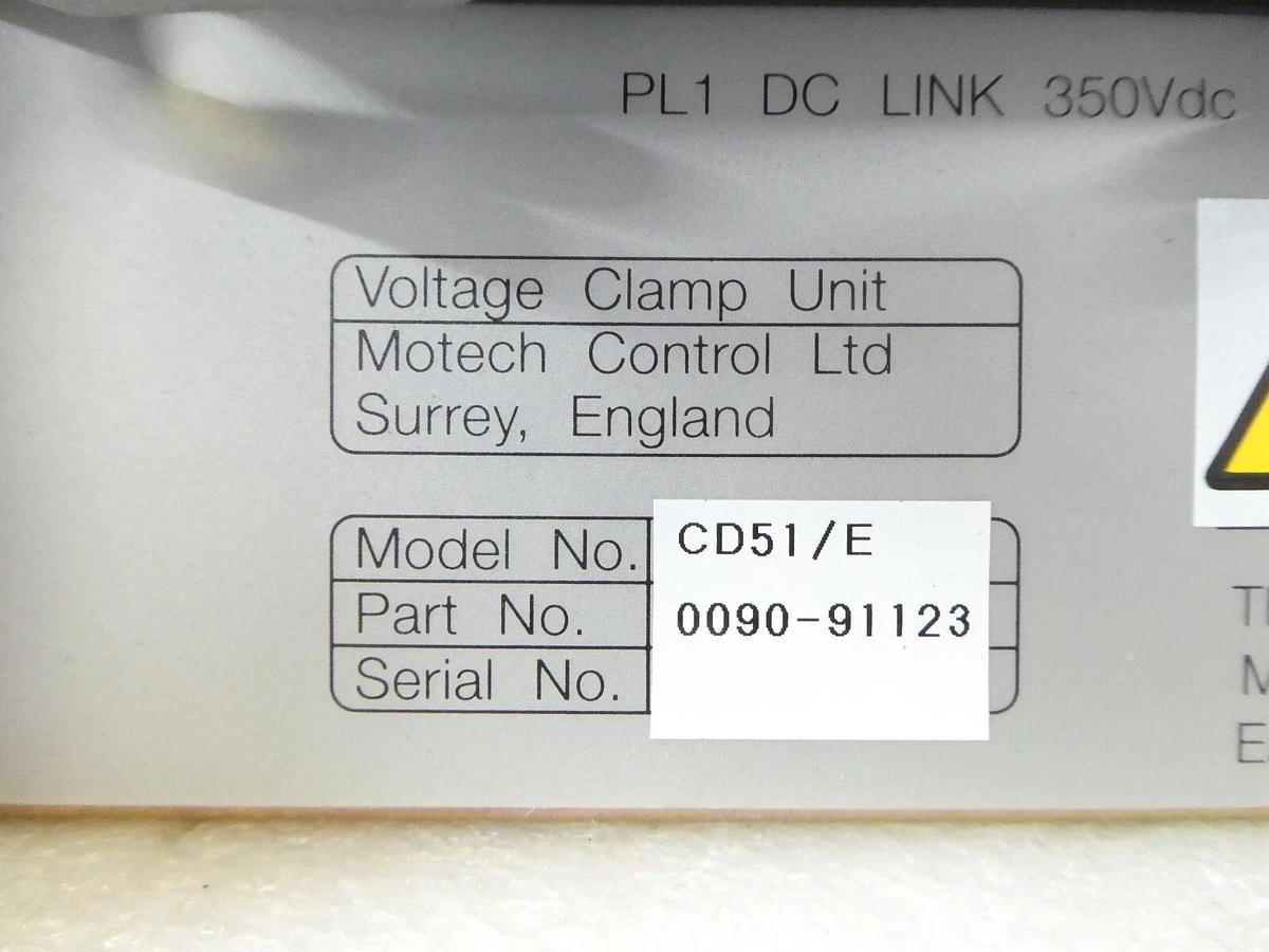 Used Motech Control CD51/E Voltage Clamp Unit AMAT Applied Materials 0090-91123 Spare