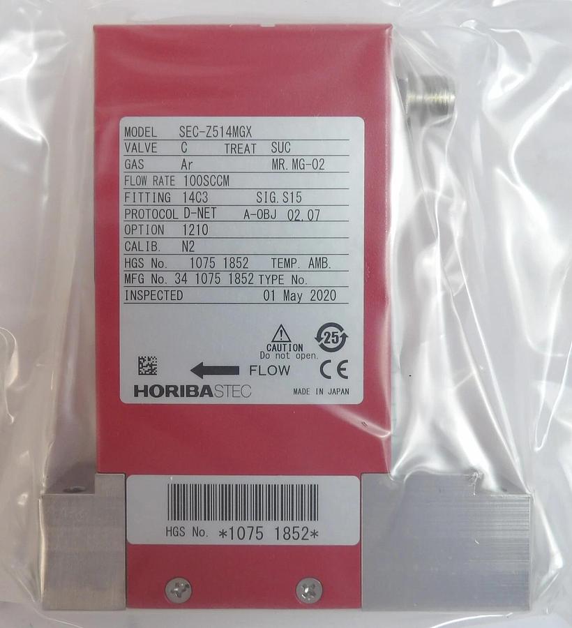 Used Horiba STEC SEC-Z514MGX Mass Flow Controller MFC Z500 100 SCCM Ar New Surplus