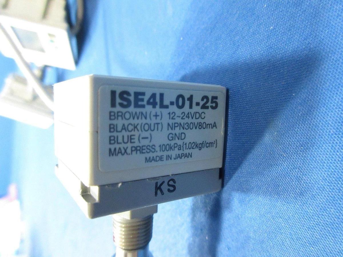 Used SMC ISE4L-01-25 Pressure Switch Reseller Lot of 4 Used Working