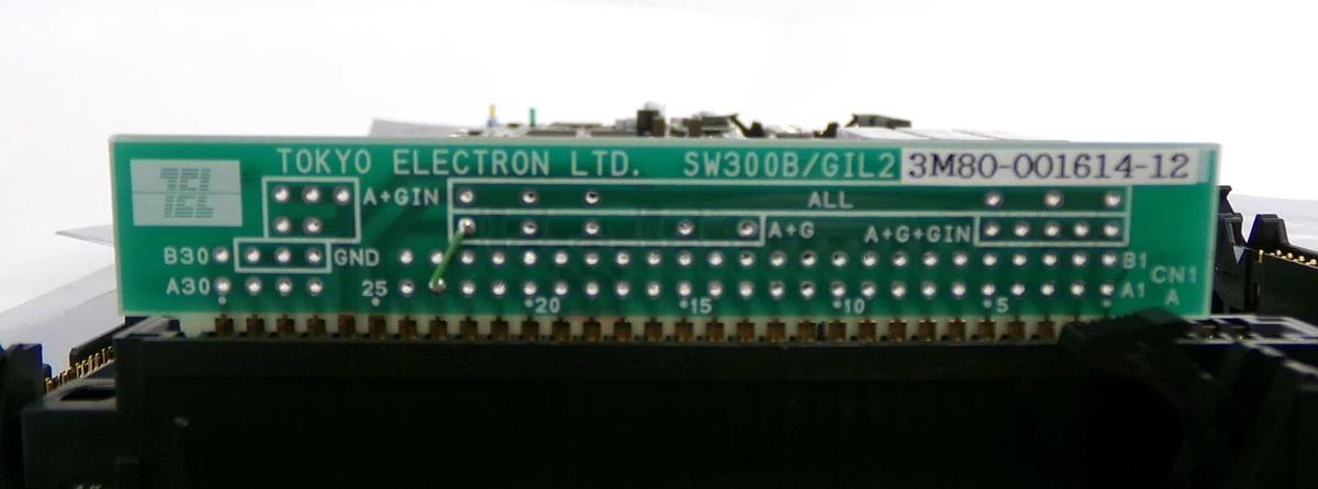 Used TEL Tokyo Electron 3M80-001585-17 Processor PCB SW300B/GAS4 SW300B/AI02 Working