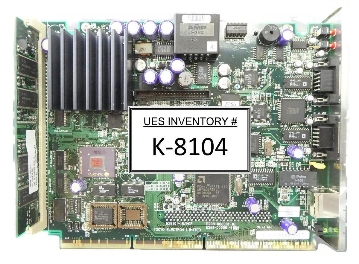 Used TEL Tokyo Electron E280-000001-17 ECC2 SBC CPU PCB E2B101-16/MCP Working Surplus
