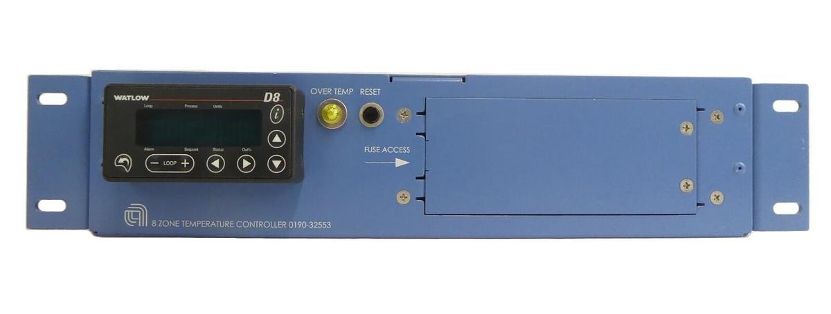 Used AMAT Applied Materials 0190-32553 8 Zone Temperature Controller Working Surplus
