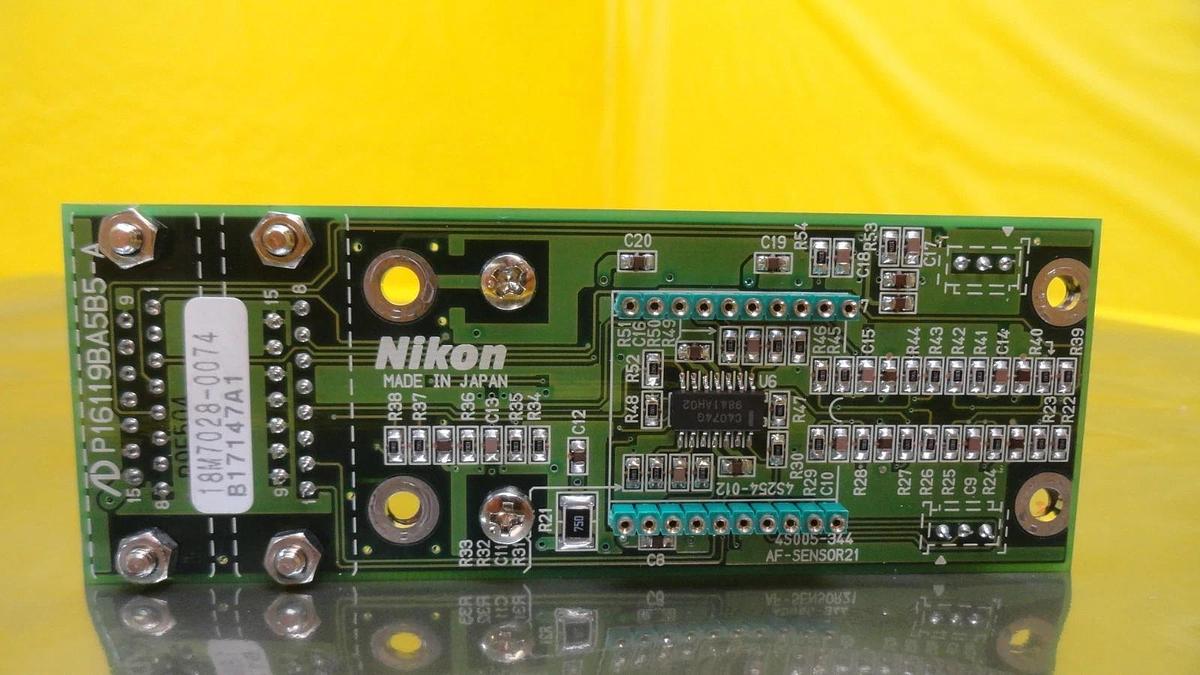 Used Nikon 4S005-344 Interface Board PCB AF-SENSOR21 NSR System Used Working