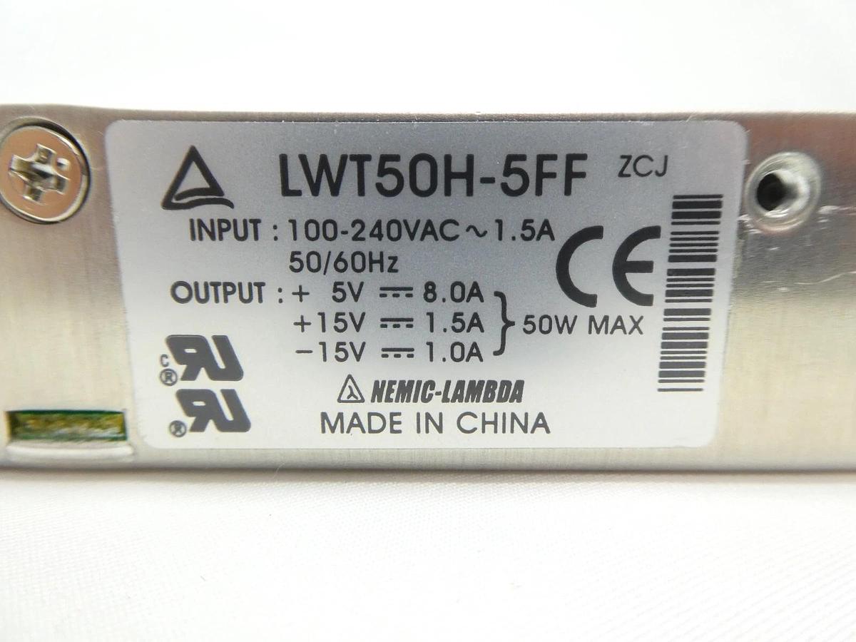 Used Nemic Lambda LWT50H-5FF Open Frame Power Supply Board PCB SCB103B Working Spare