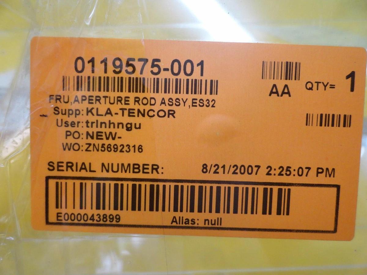 Used KLA-Tencor 781-23234-001 Aperture Heated Rod Working Surplus