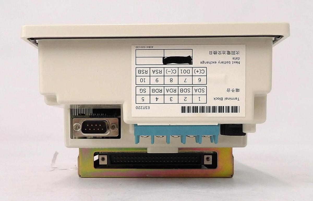 Used Yamatake-Honeywell EST0220C05WNXE1 LCD Smart Terminal ESTX120PR00 Cracked As-Is