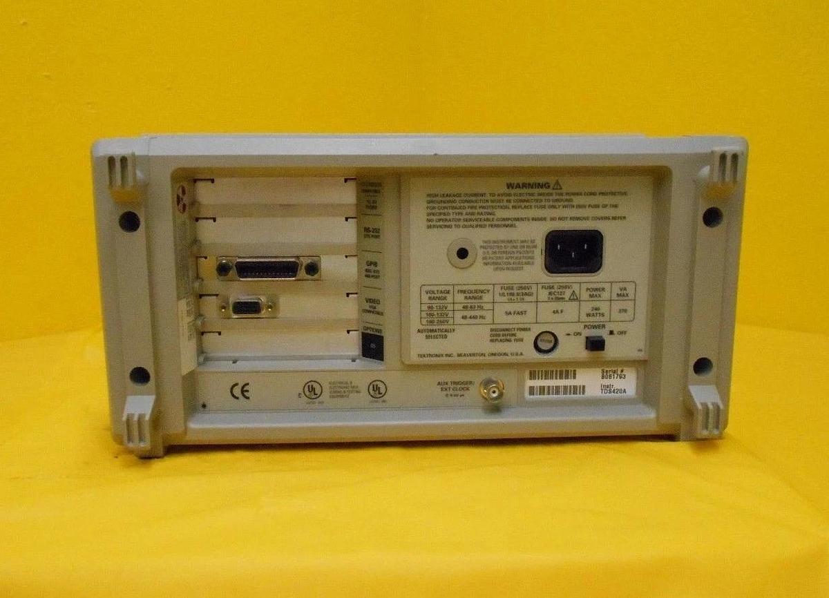 Used Tektronix TDS 420A 4-Channel Digitizing Oscilloscope TDS420A Used Working