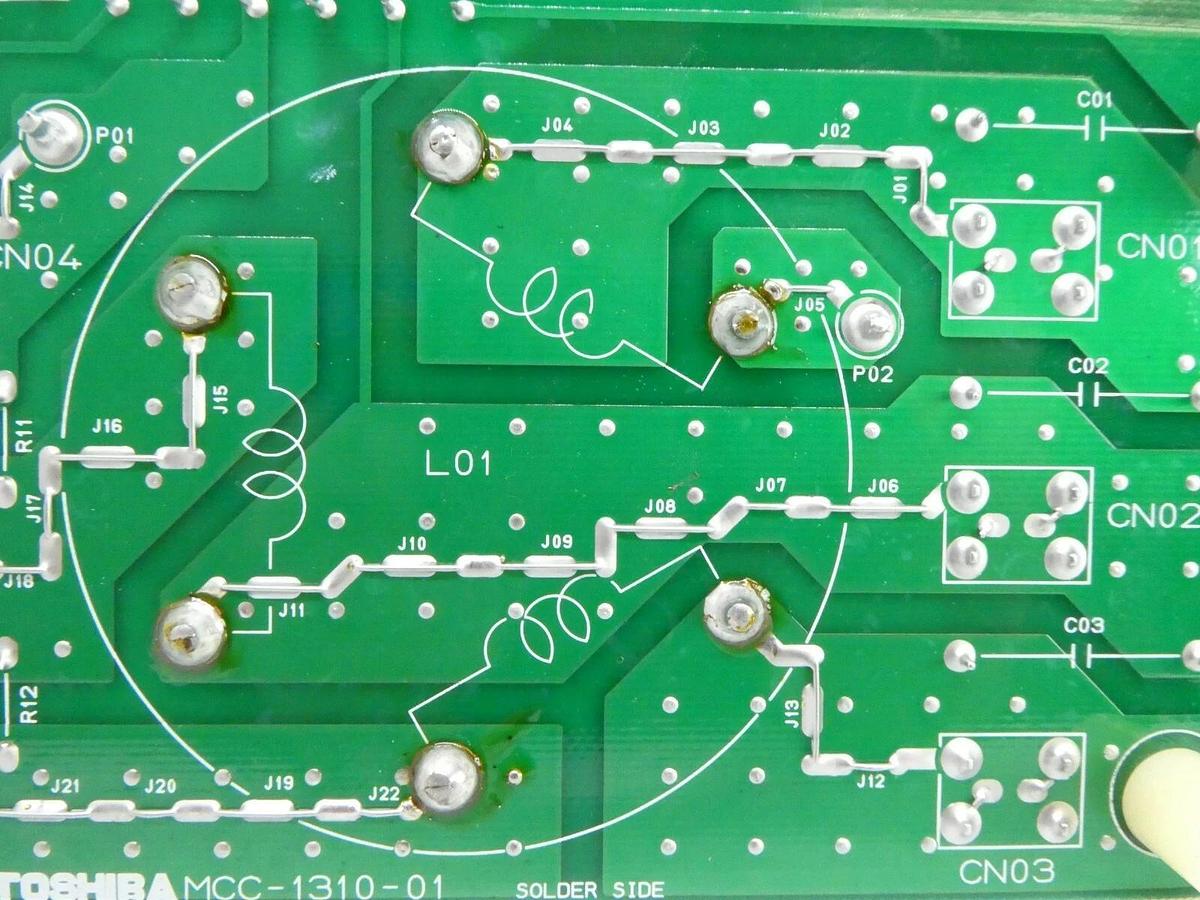 Used Toshiba MCC-1310-01 Transformer Relay Board PCB Working Surplus
