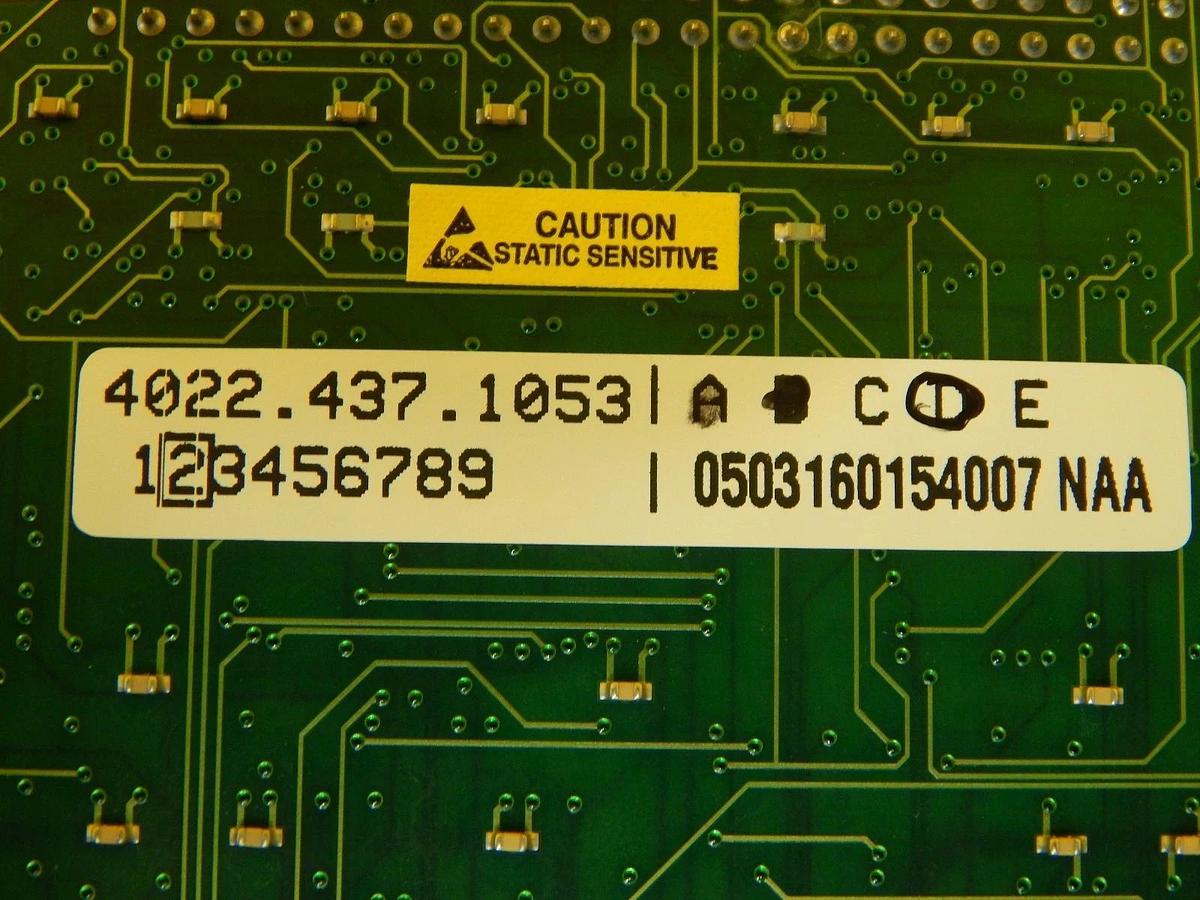 Used ASML 4022.437.1053 2-Channel Processor Board PCB Card Used Working