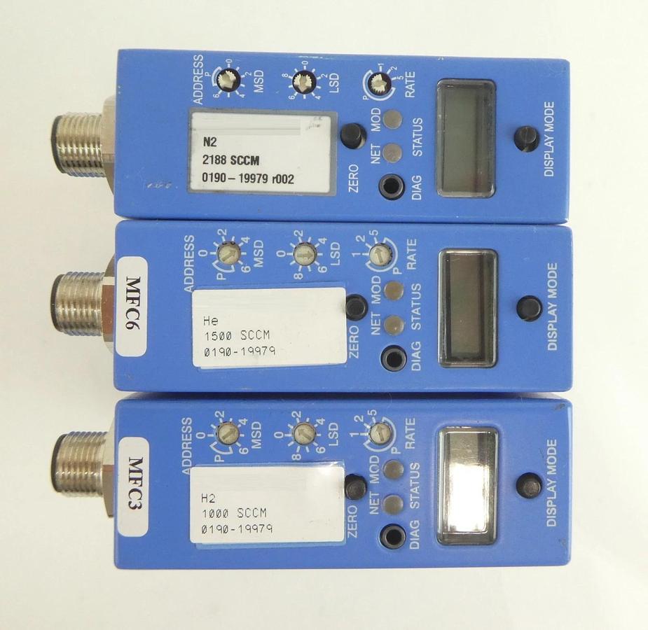 Used Celerity Mykrolis IN3XP Mass Flow Controller MFC AASGD40W1 AAKGD300 Lot of 7