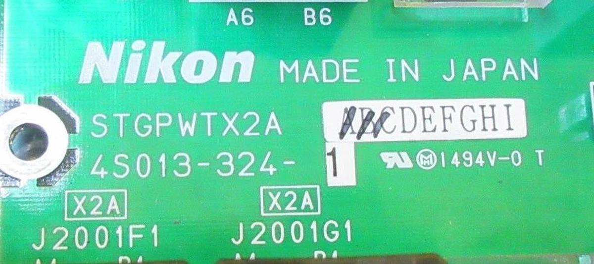 Used Nikon 4S013-324-1 Backplane Interface Board PCB STGPWTX2A NSR-S204B Used Working