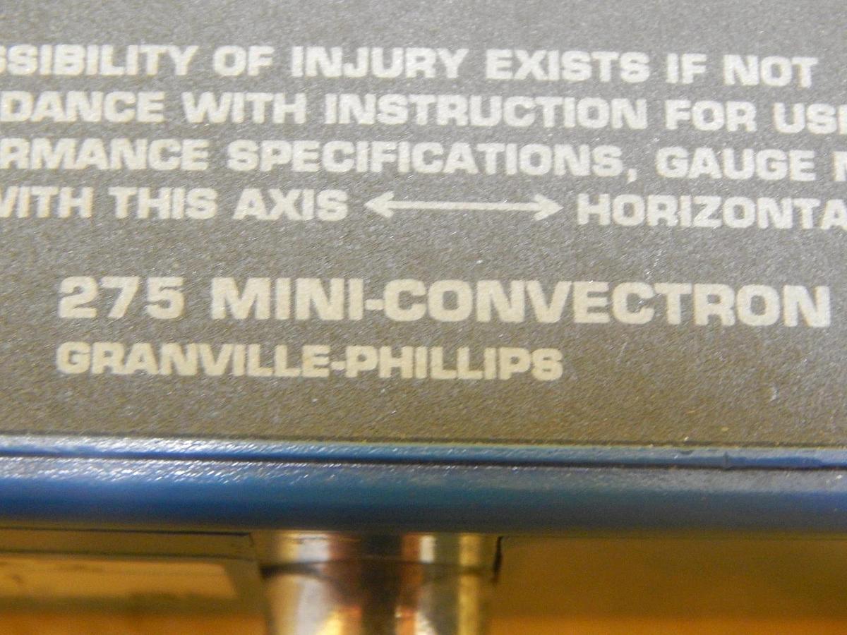 Used Granville-Phillips 275502 Vacuum Gauge 275 Mini-Convectron Working Surplus