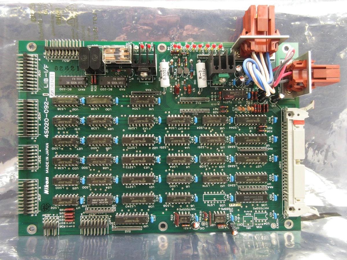 Used Nikon 4S020-092-1 Processor Board PCB LIB-I/F NSR-1755G7A Step-and-Repeat Used