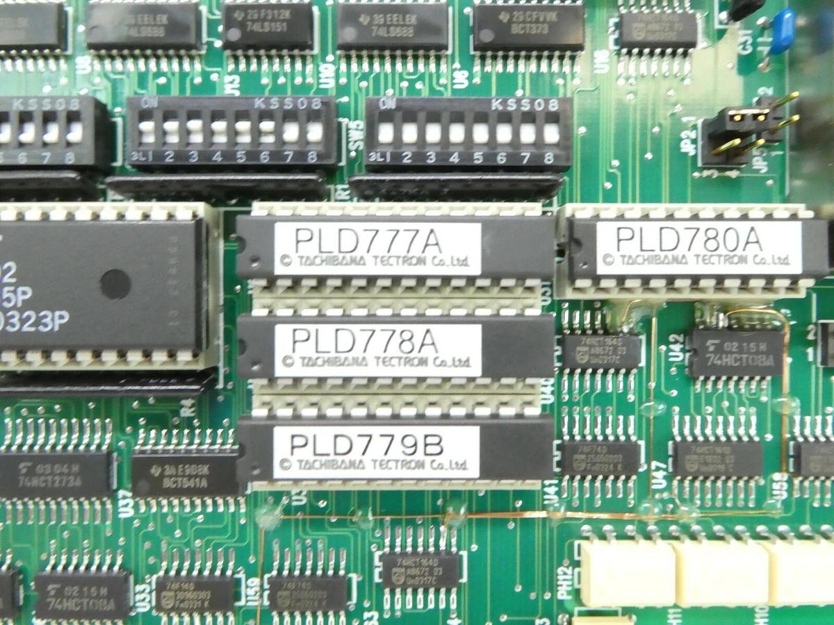 Used Tachibana Tectron TVME6001 Processor PCB Card Rev. C JEOL JWS-7555S Working