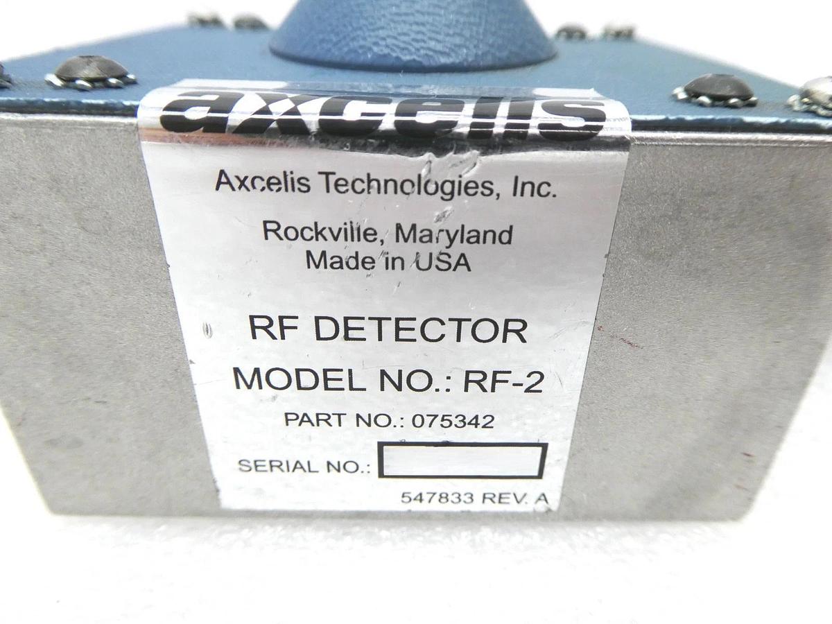 Used Axcelis Technologies 075342 RF Detector Module RF-2 Used Working