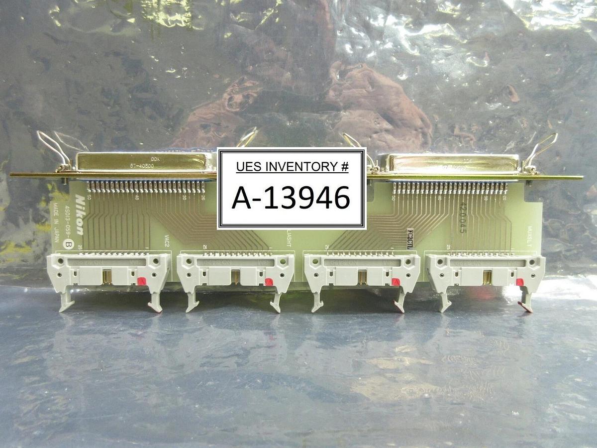Used Nikon 4S013-059-B Interface Board PCB NSR-1755G7A Step-and-Repeat G-Line Used