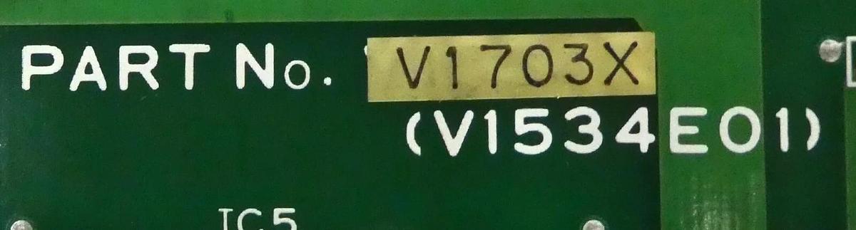 Used Osacom V1703X Elevator CPU PCB Assembly V1534E01 Working Surplus