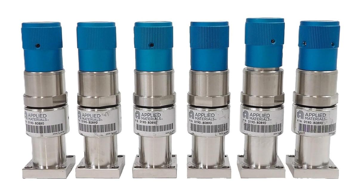 Used AMAT Applied Materials 0190-80890 Diaphragm Valve Lot of 6 Working