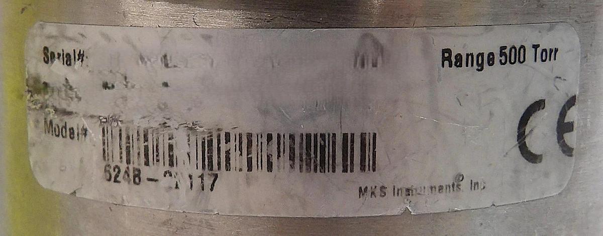 Used MKS Instruments 624B-22117 Baratron Transducer Type 624 Dented Spare Surplus