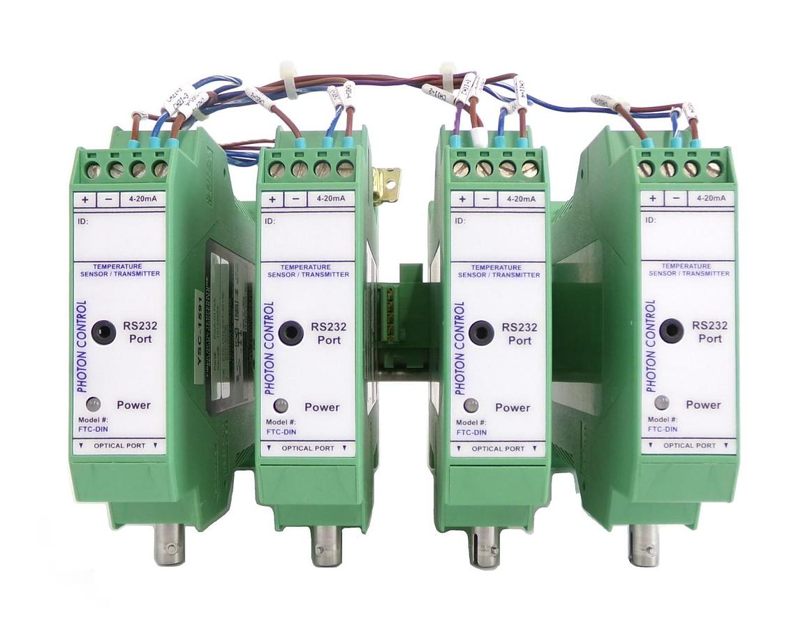 Used Photon Control FGA-0173A Fiber Optic Temperature Converter Lot of 4 Working