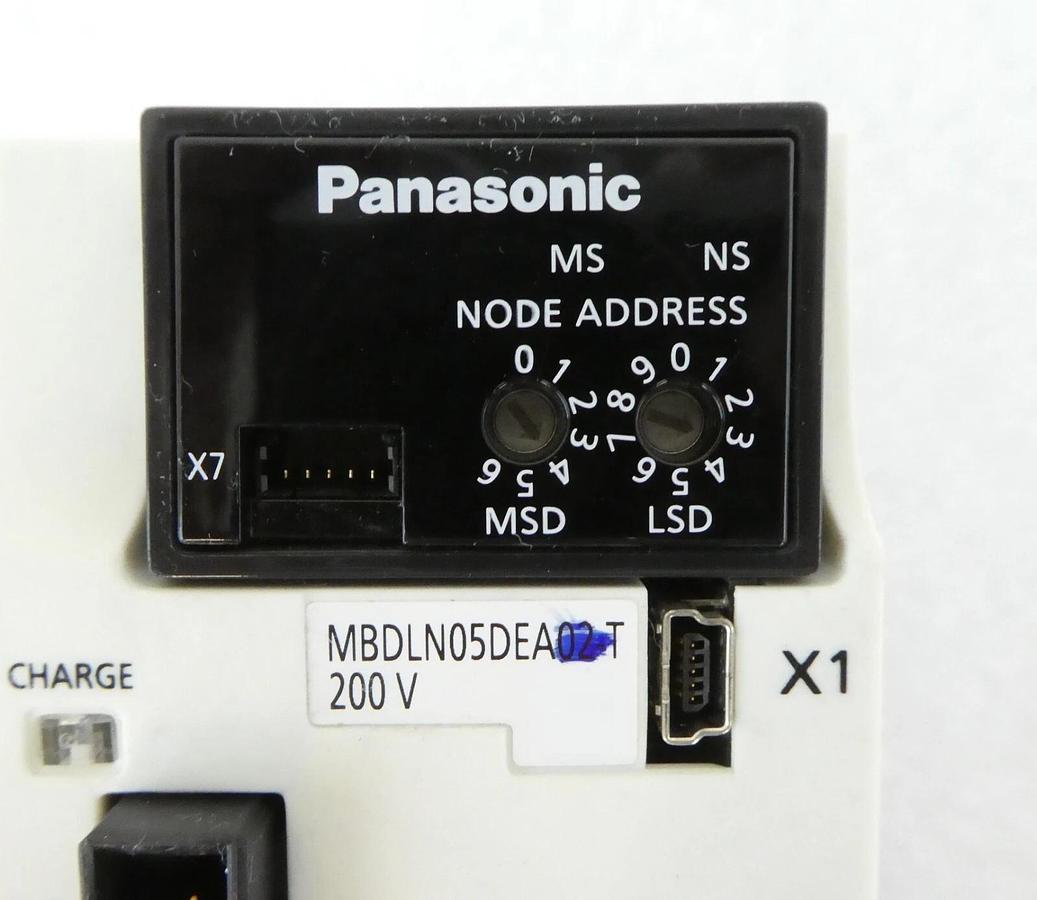Used Panasonic MBDLN05DEA02-T AC Servo Driver DeviceNet Resller Lot of 2 Working