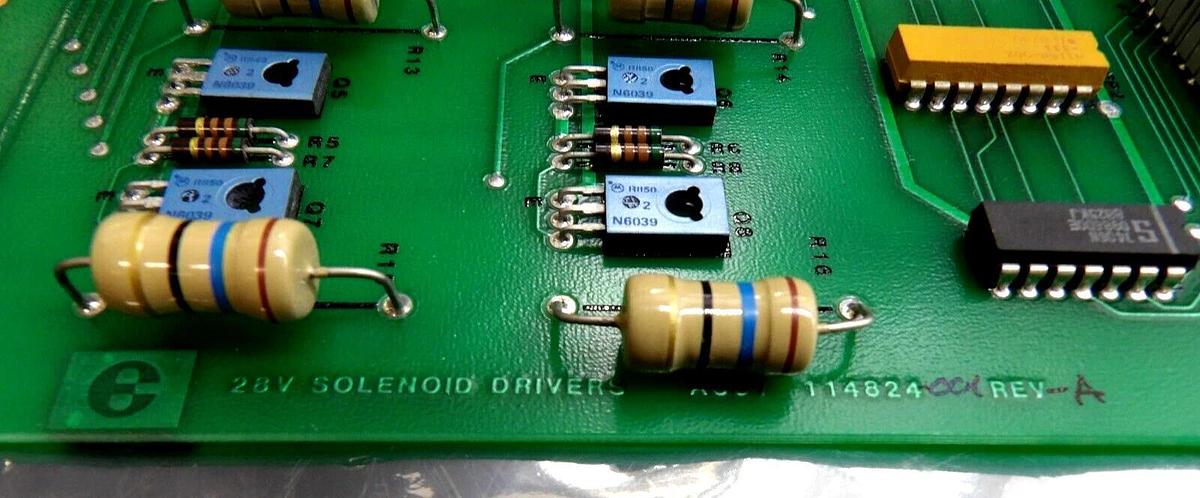 Used Electroglas 114824-001 28V Solenoid Drivers PCB 4085X Horizon Working Spare