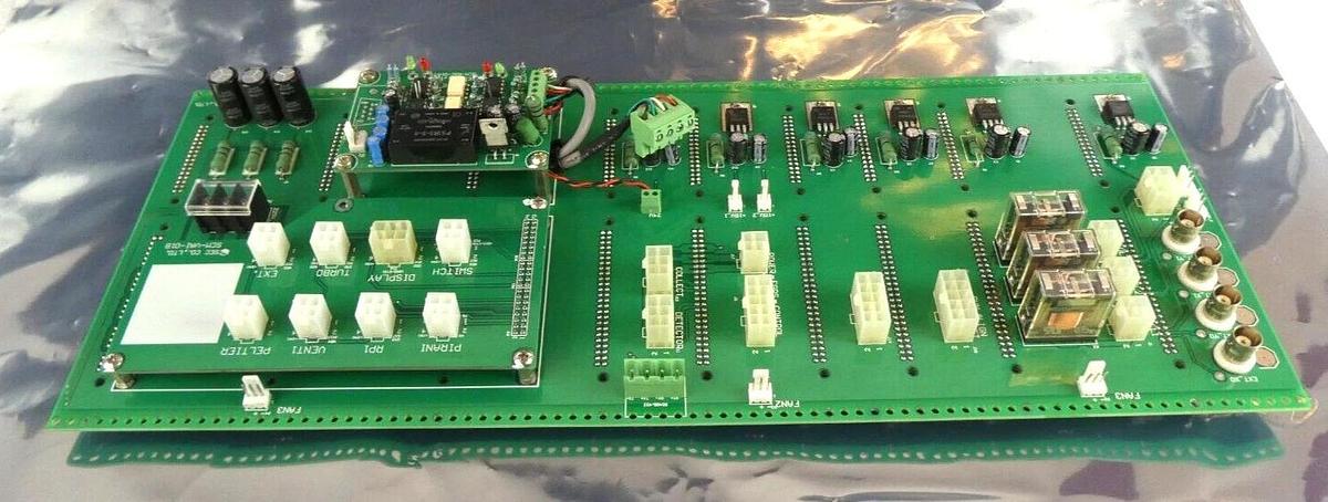 Used SEC CO.,LTD. SCM-BAP-01A BUS Backplane Interface PCB Board SCM-RSC-01A Working