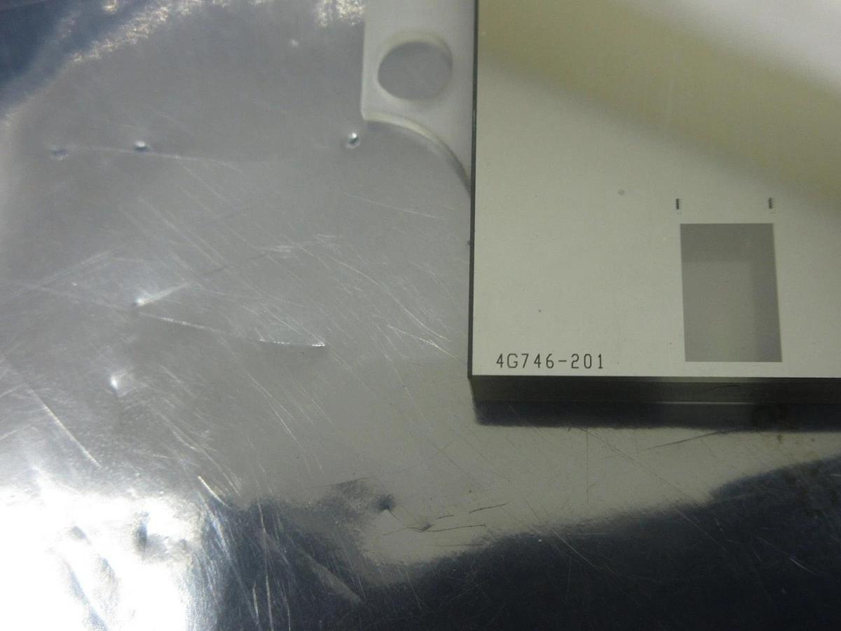Used Nikon 4G746-201 Wafer Stage Fiducial Plate NSR System Used Working