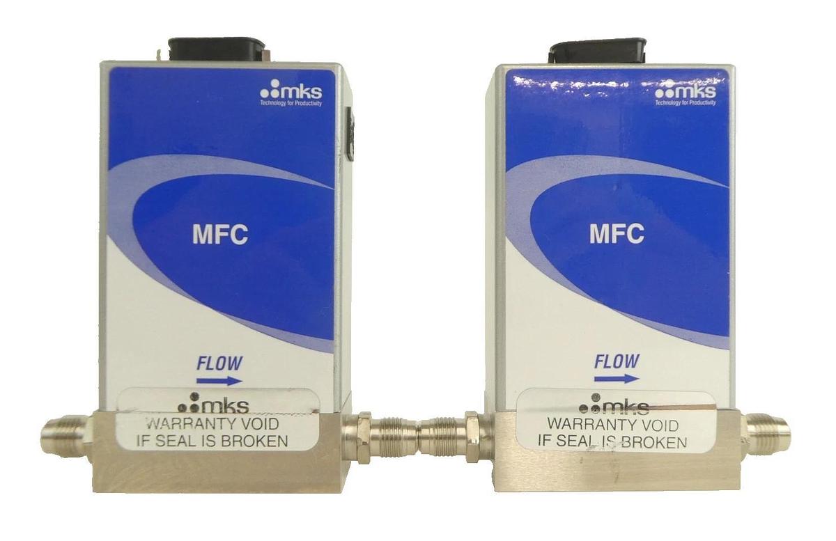 Used MKS Instruments GE50A Mass Flow Controller MFC GE50A-32796 GE50A-31531 Lot of 5