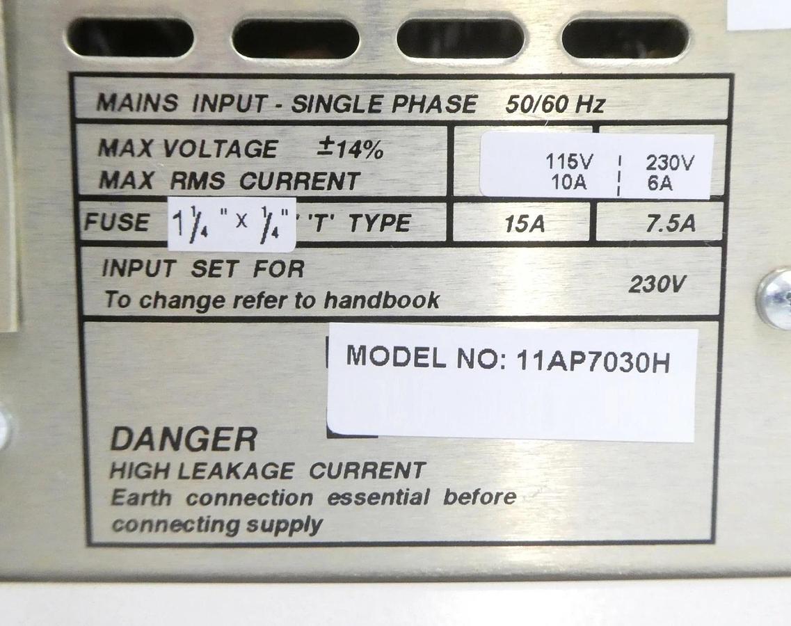Used Wayne Kerr Electronics 11AP7030 Power Supply Working