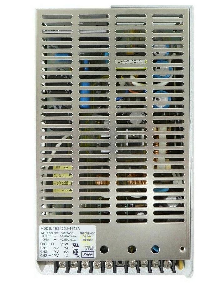 Used Volgen ESK70U-1212A DC Power Supply Novellus Systems 27-10052-00 Working Surplus