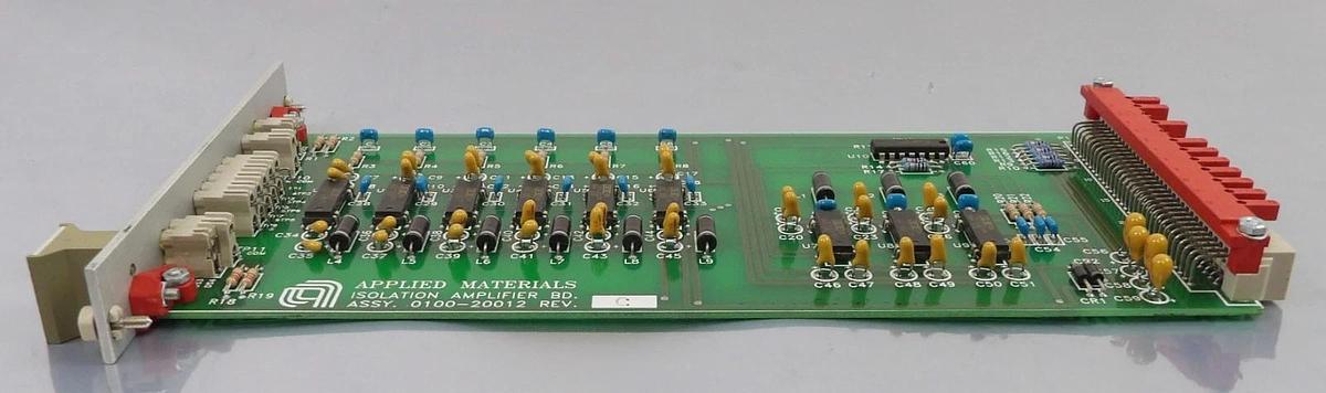 Used AMAT Applied Materials 0100-20012 Isolation Amplifier PCB Card Lot of 3 Working