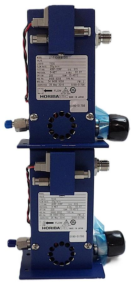 Horiba STEC LF-F404M-A-EVD Liquid Mass Flow Meter 20g/min Lot of 2 New Surplus
