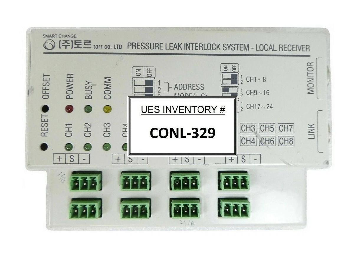 Used Torr PLI-9100 Pressure Leak Interlock System Local Receiver Working Surplus