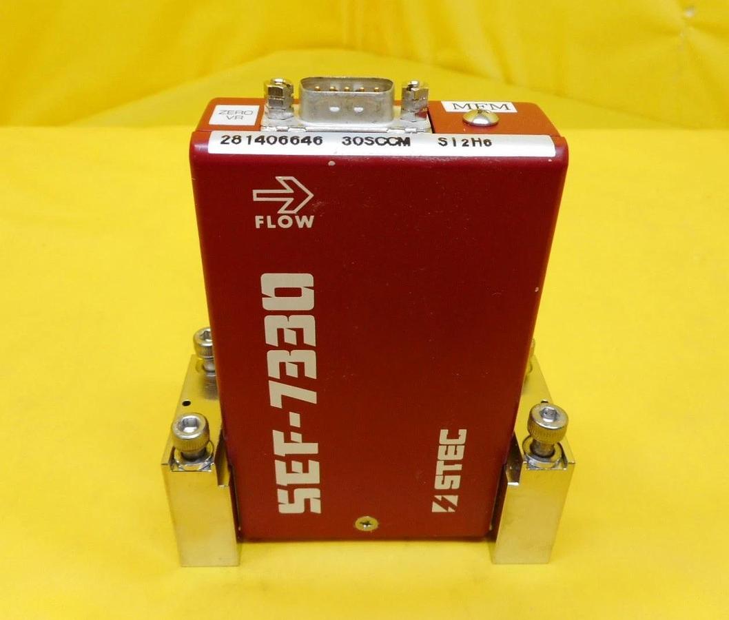 Used STEC SEF-7330M Mass Flow Meter MFM SEF-7330 30 SCCM Si2H6 Used Working