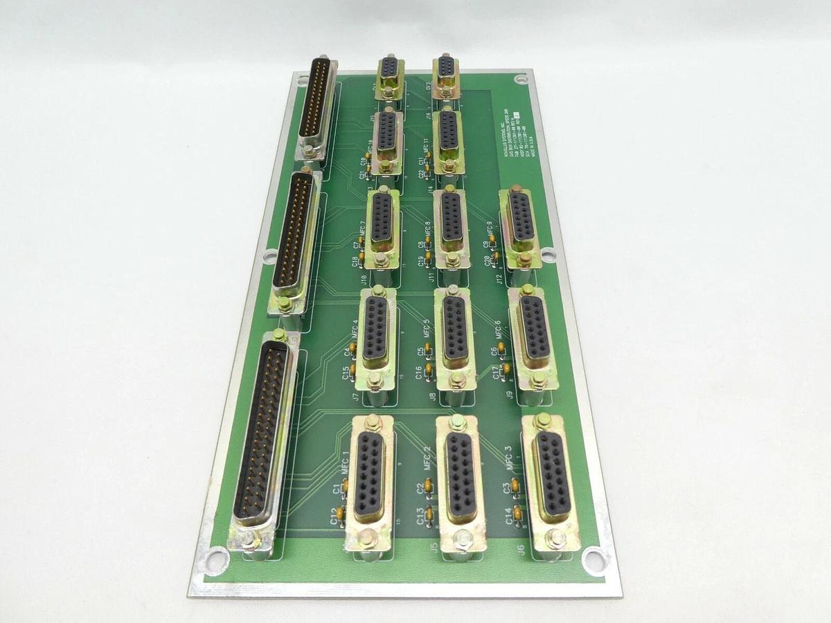 Used Novellus Systems 02-111301-00 Gas Box Distribution PCB Speed 300 Rev. 1 Working